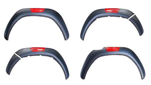 FENDER FLARE (SMALL) MATTE BLACK/TRUE CAB,D/C